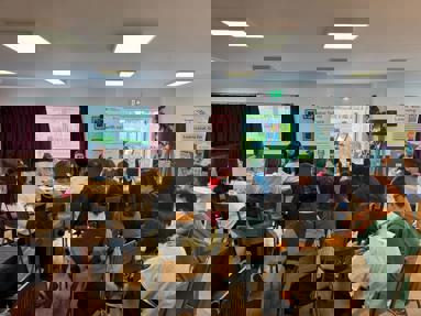 Attendees at an event for Hong Kong British Nationals Overseas