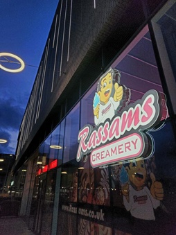 Front view of Rassams creamery