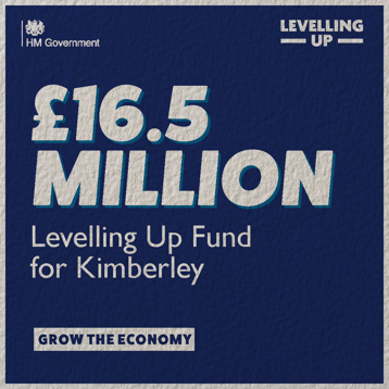 £16.5 million levelling up fund for kimberley