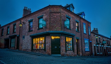 D.H. Lawrence Birthplace Museum at Night