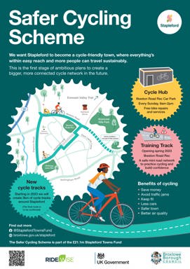 Safer Cycling Scheme, cycle hub, training track