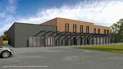 Artist impression of pavilion