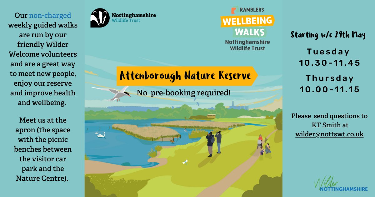 Attenborough Nature Reserve Amble - Tuesday  event.