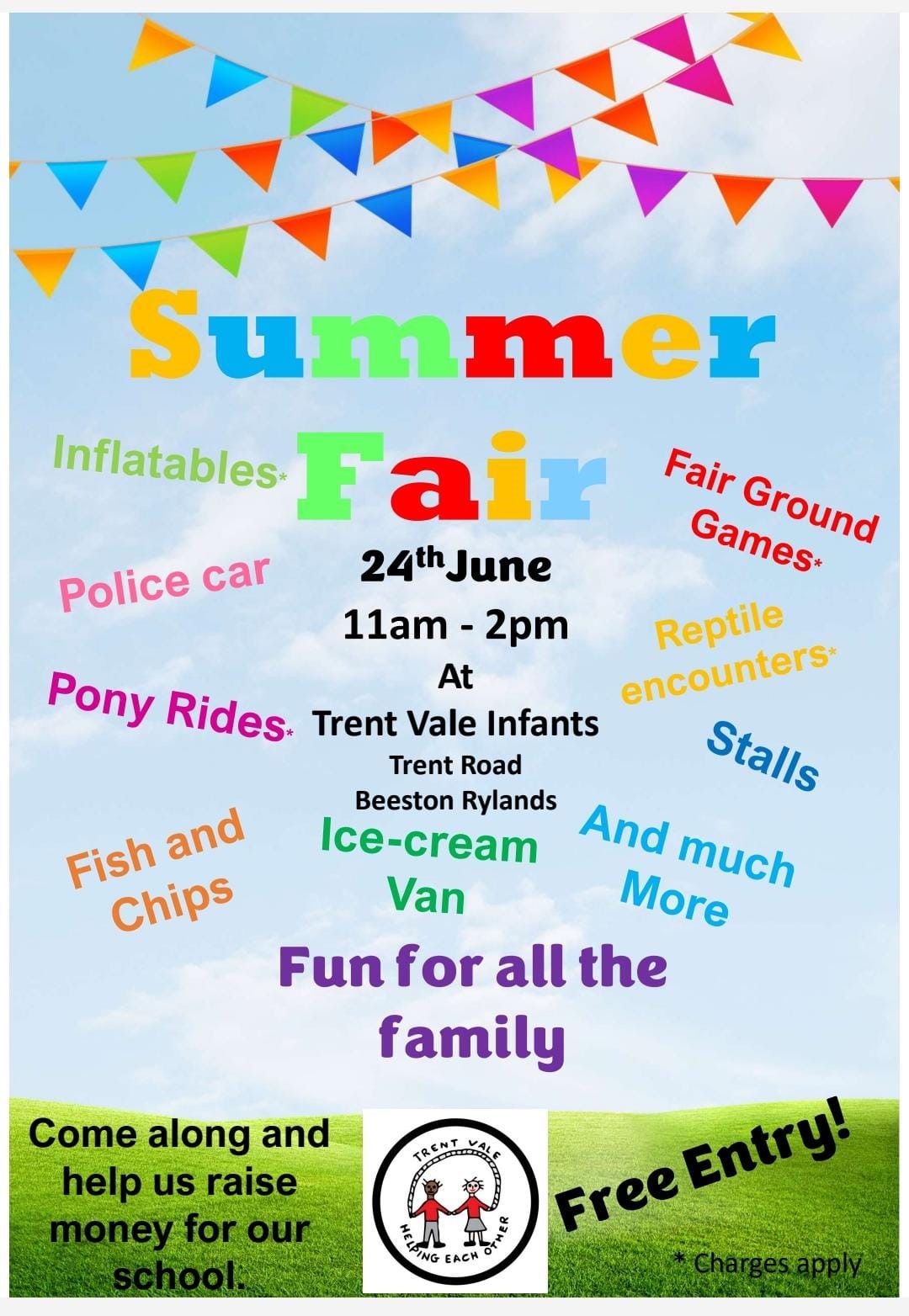 Trent Vale Infant school summer fair event.