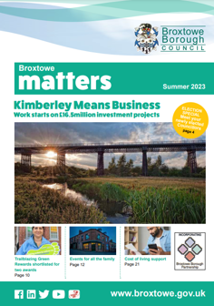 Broxtowe Matters Summer 2023 front cover