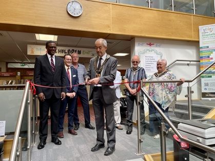 Ribbon cutting of Stapleford's new library 