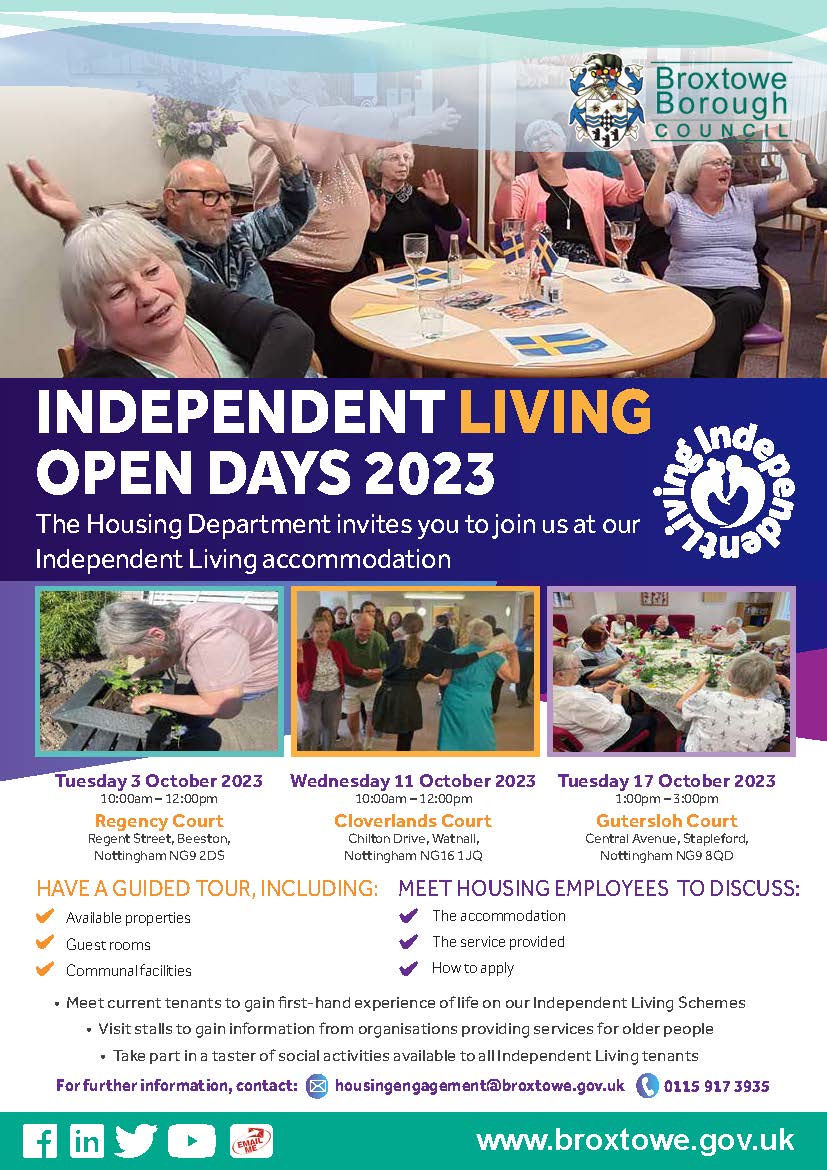 Independent Living Open Day - Regency Court event.