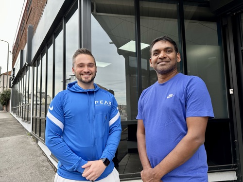 Ravi Veermalla from Cliffe Hill House and Mike Miller from Peak My Body Fitness