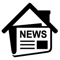 House icon with newsletter