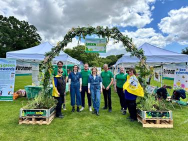 The Environment Team in the Green Zone at Hemlock Happening 2024