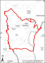 Map of Brinsley Parish