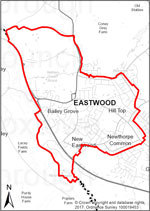 Map of Eastwood Parish