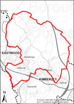 Map of Greasley Parish