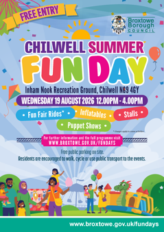 Chilwell Summer Fun Day poster