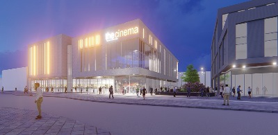 Artists Impression of Cinema at night from Styring Street.jpg Artists Impression of Cinema at night from Styring Street