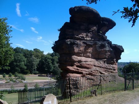 Hemlock Stone on Stapleford Hill