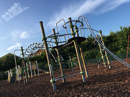 Climbing Frame at Epsom Road Play Area in Banks Road Open Space