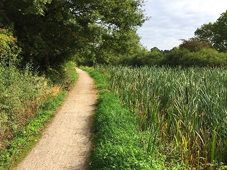 Pathway alongside Nottingham Canal