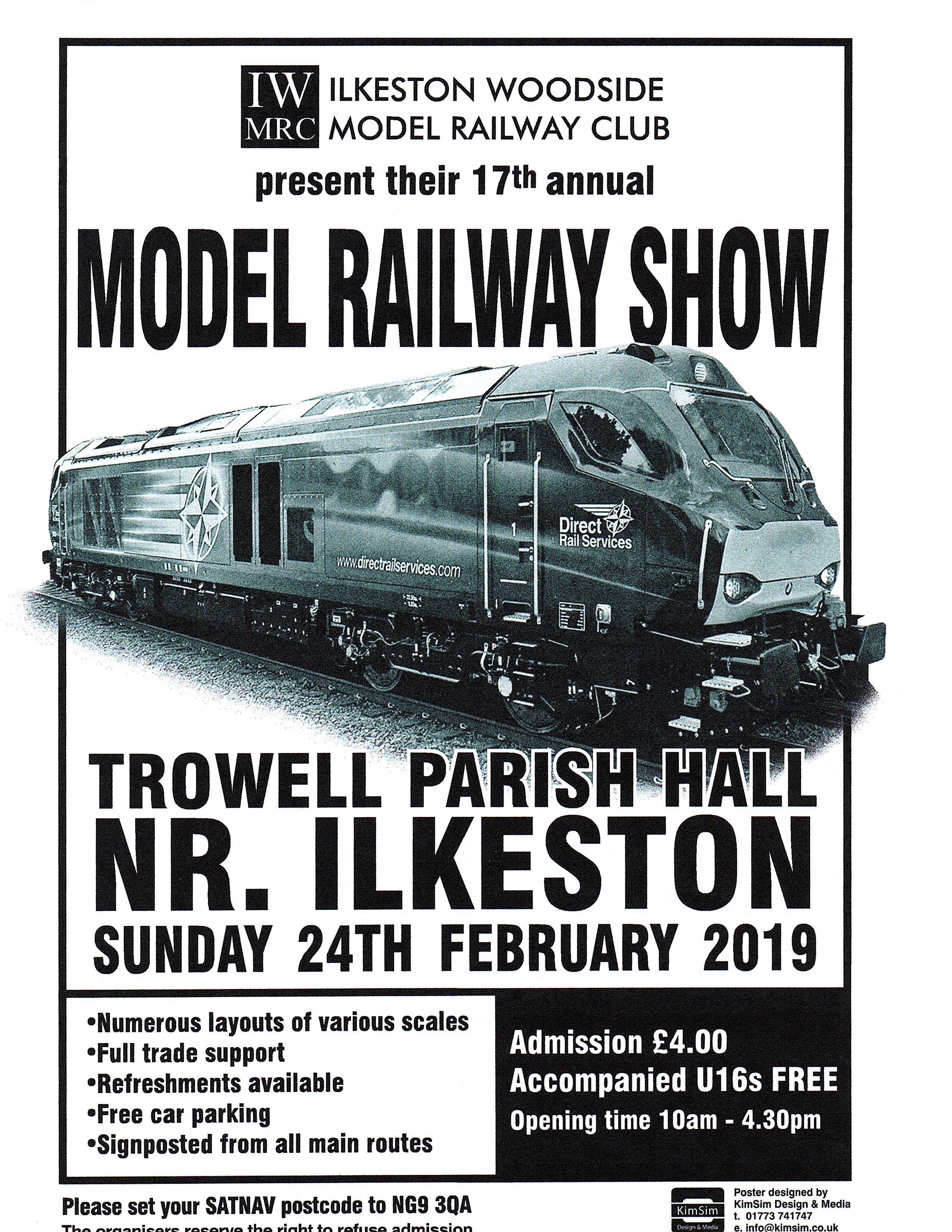 Ilkeston Woodside Model Railway Show event.