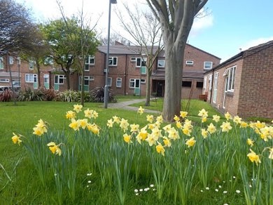 Outside view of Gutersloh Court, Stapleford Scheme