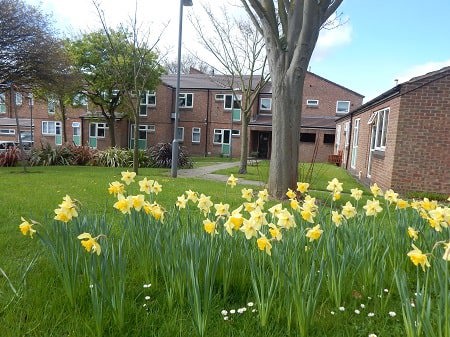 Gutersloh Court, Stapleford.jpg Outside view of Gutersloh Court, Stapleford Scheme