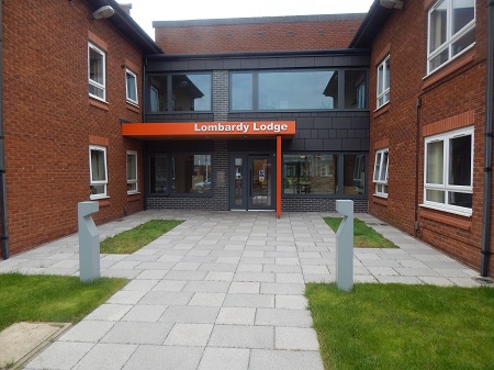Outside view of Lombardy Lodge, Toton Scheme