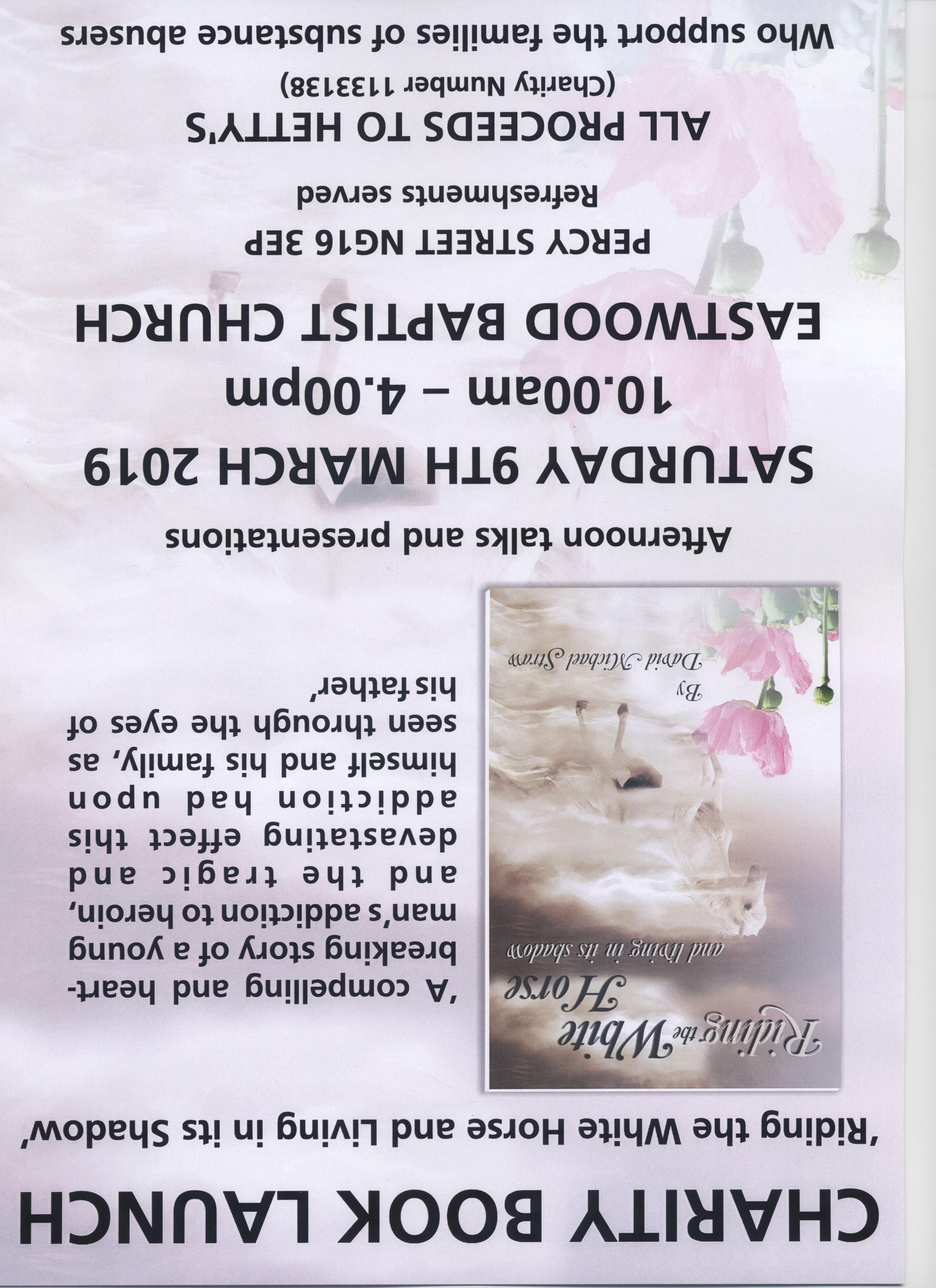 CHARITY BOOK LAUNCH event.