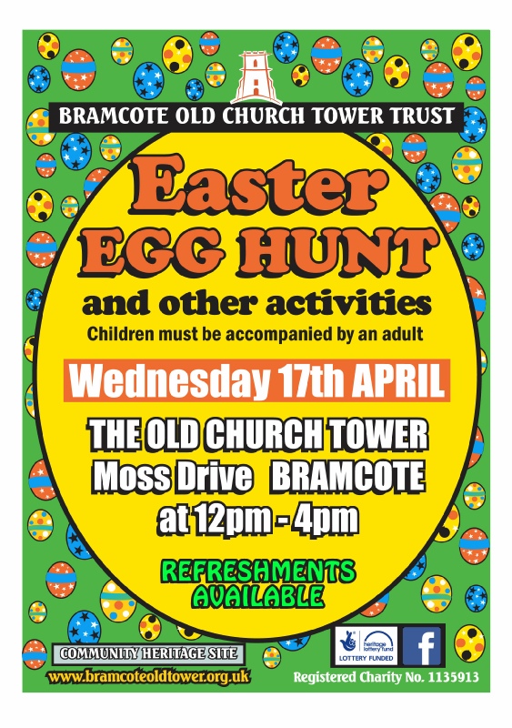 Bramcote Old Church Tower Trust EASTER EGG HUNT event.