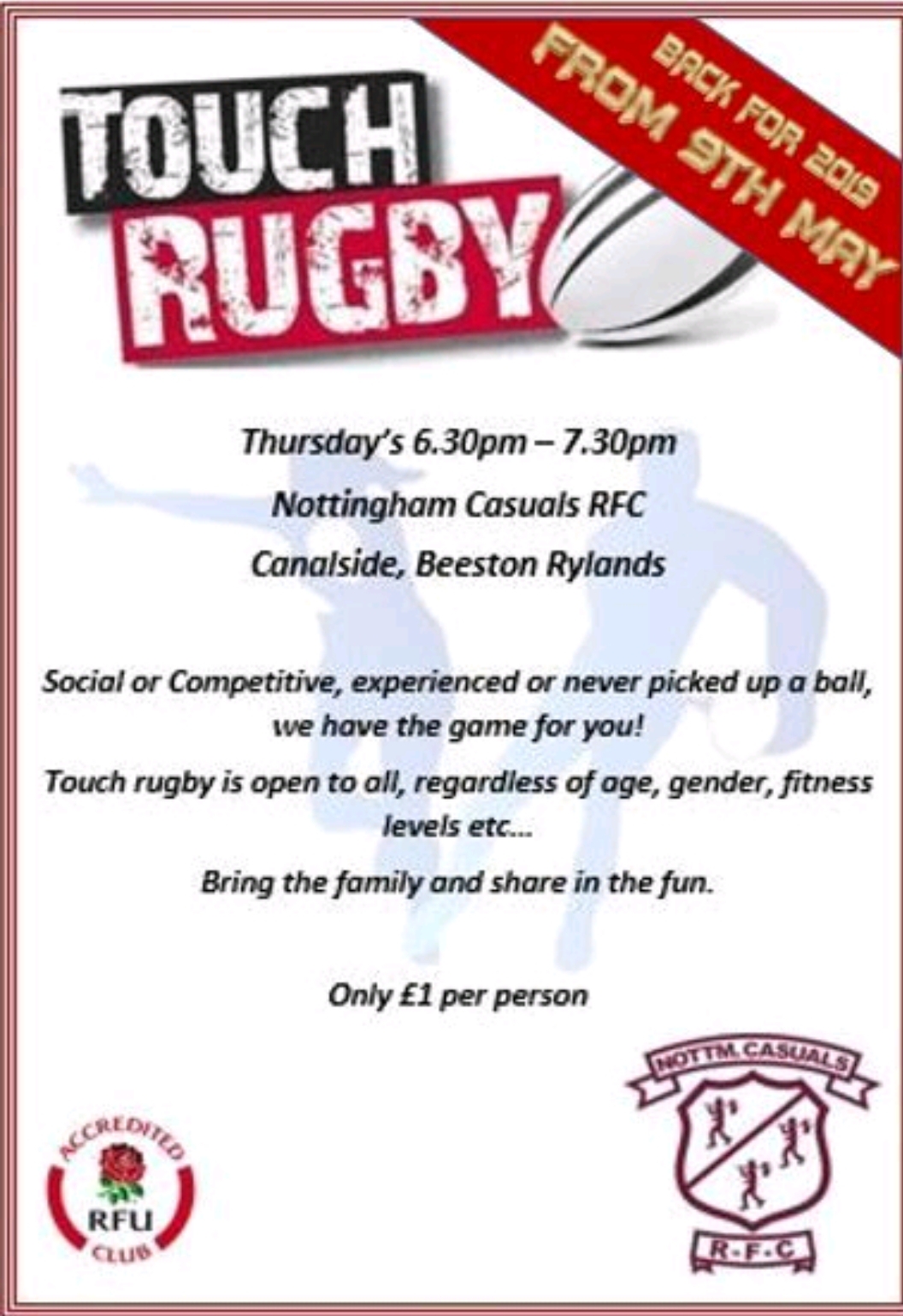 Touch Rugby event.
