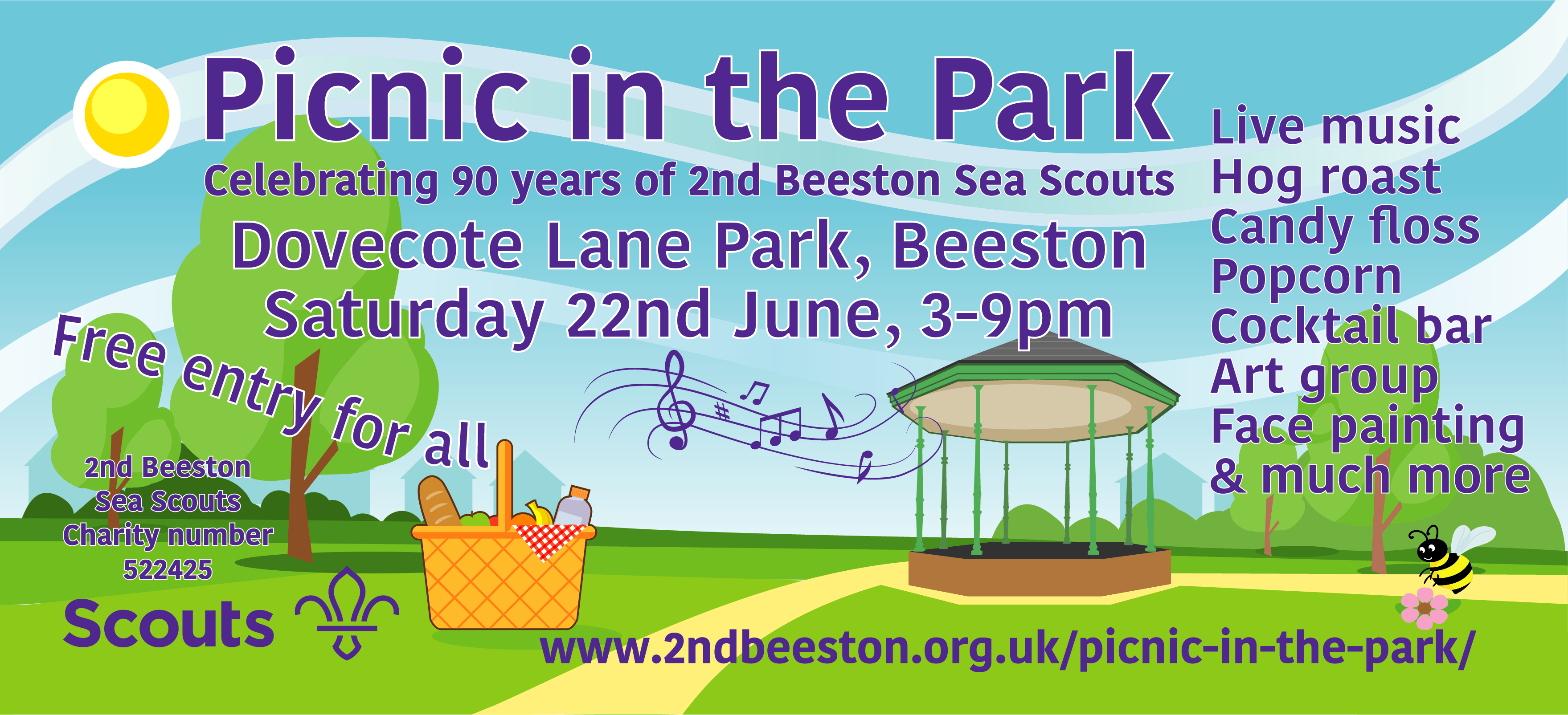 Beeston Picnic in the Park event.