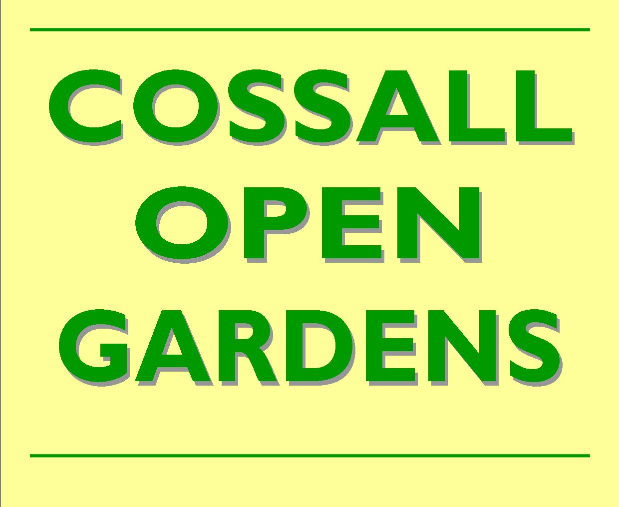 Cossall Open Gardens event.