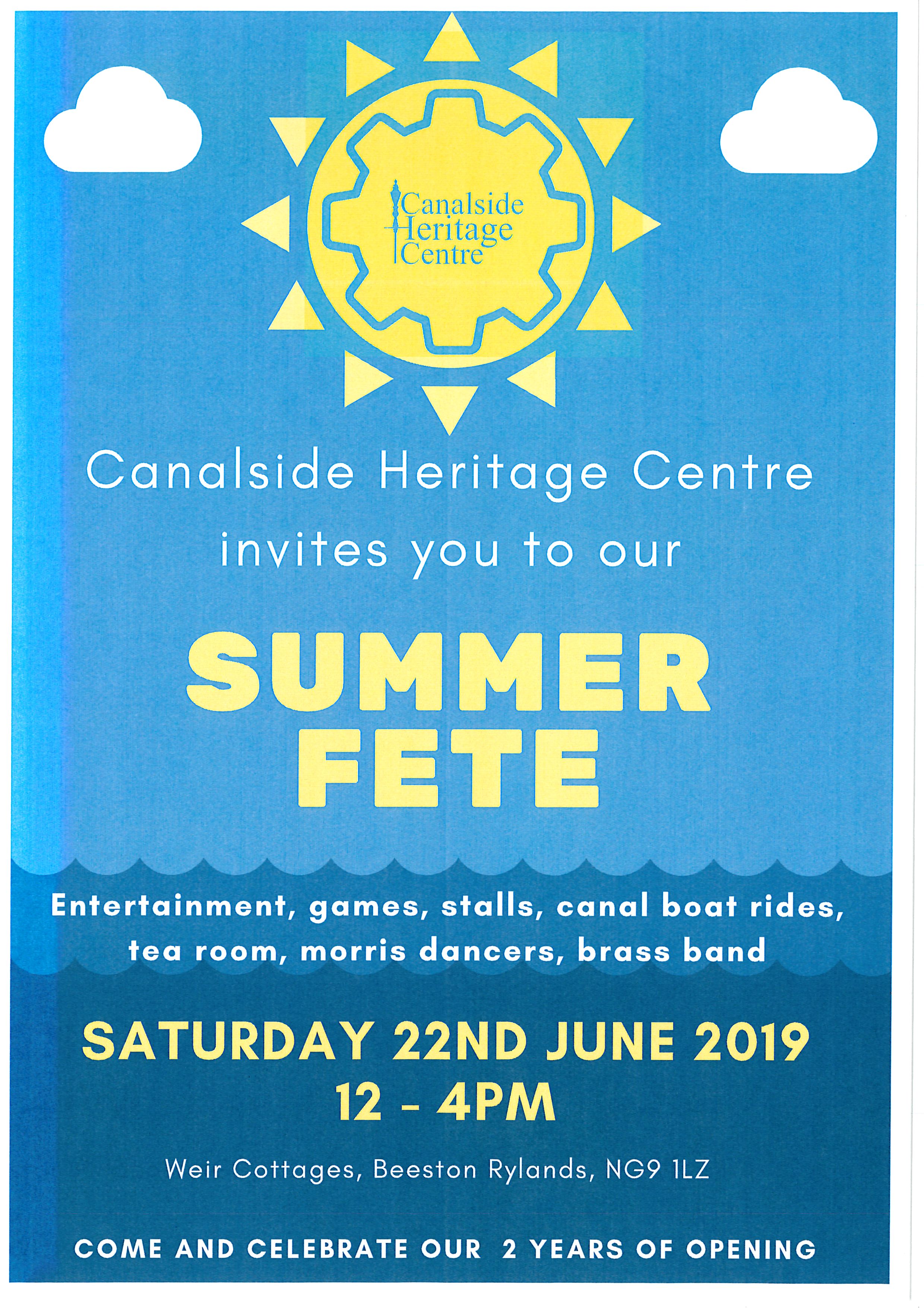 Canalside Heritage Centre Summer Fete event.