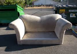 Old sofa for Bulky waste collection