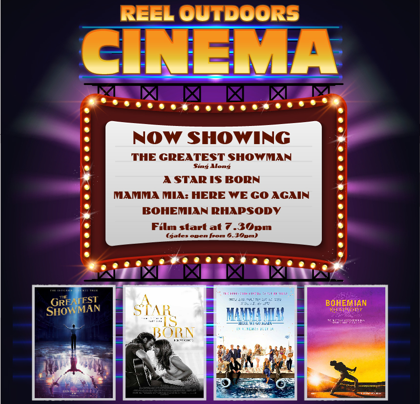 A Star is Born- Reel Outdoors Cinema event.
