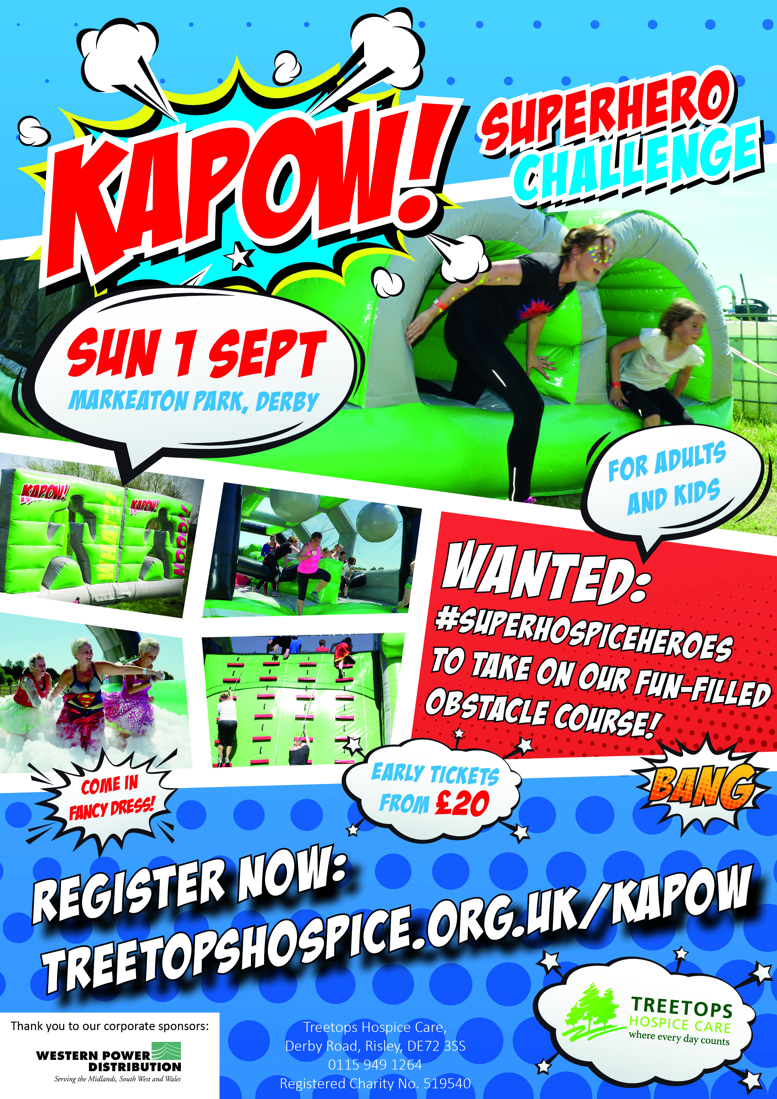 Kapow! Superhero Challenge event.