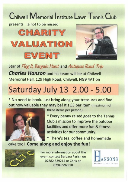 Charity Valuation Event event.