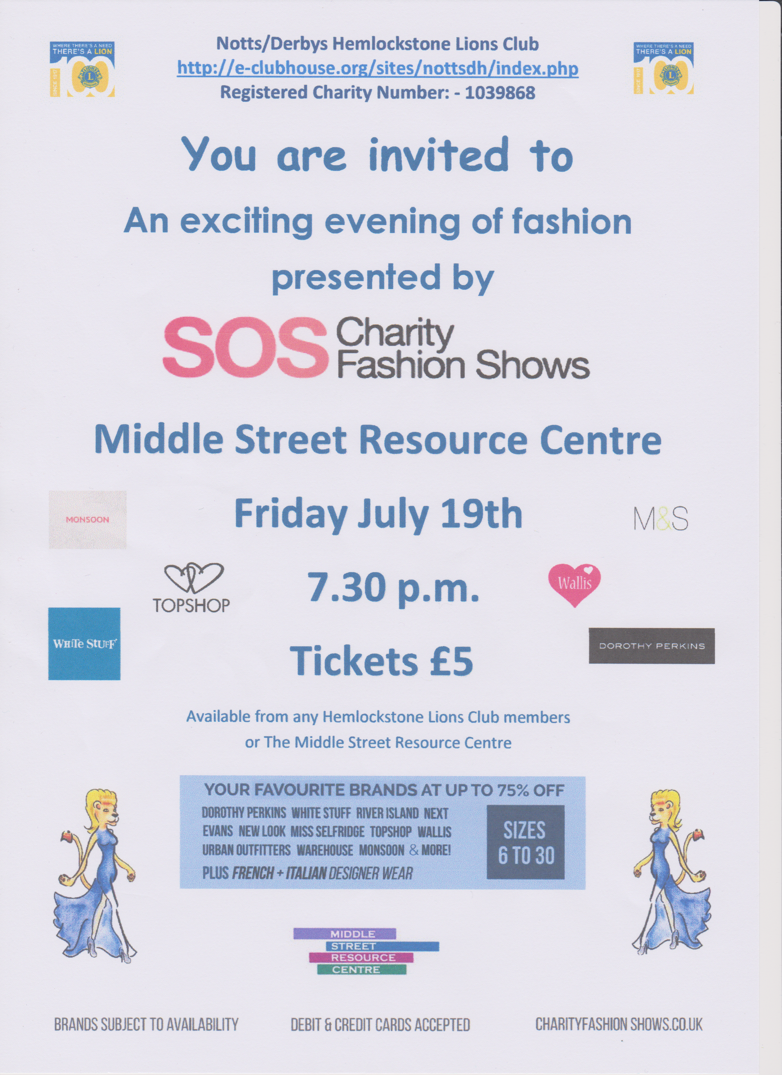 Charity Fashion Show event.
