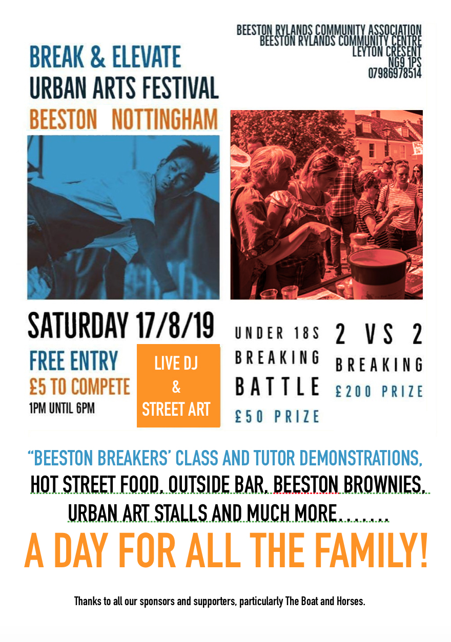 "Break and Elevate" event.