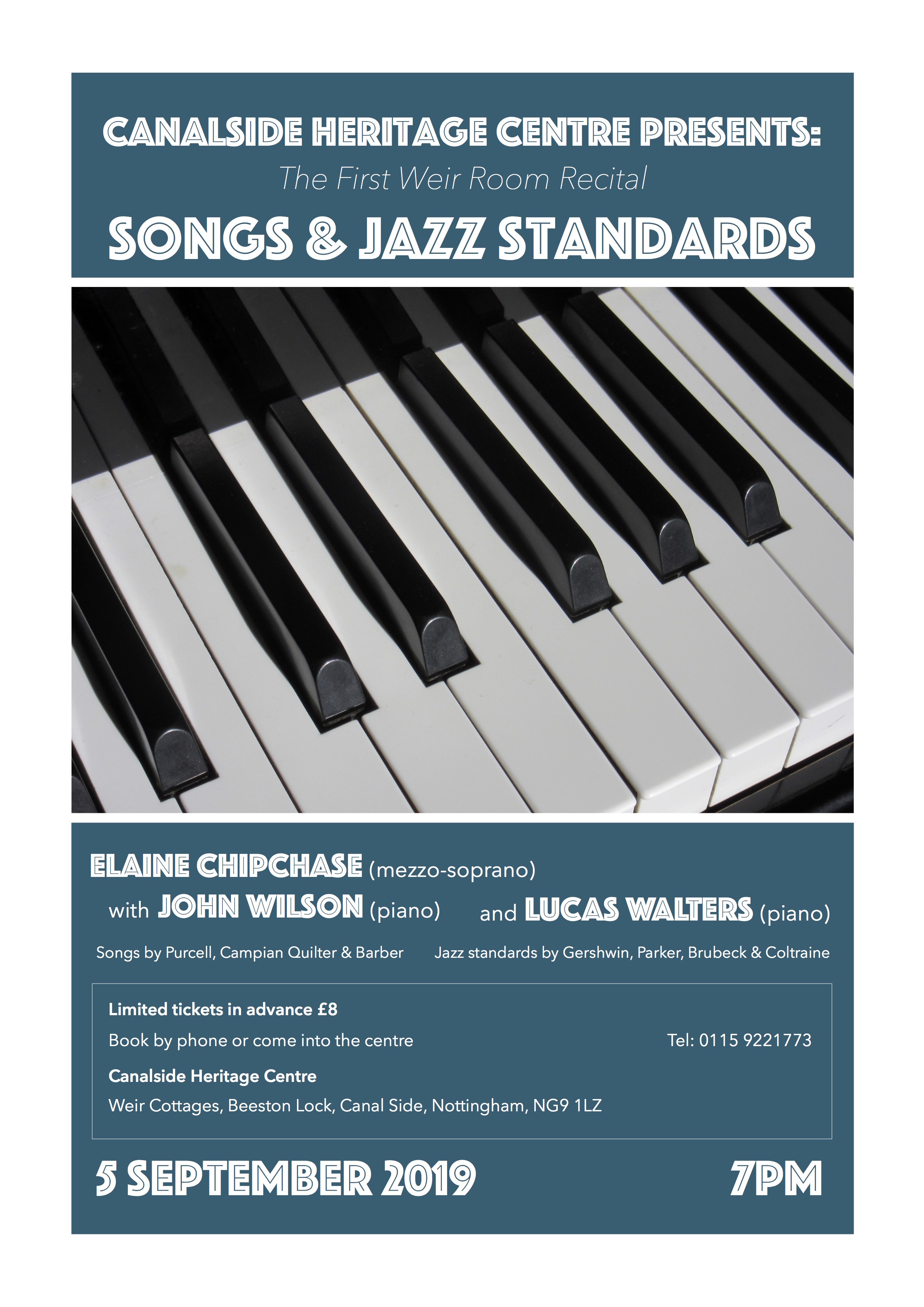 Songs & Jazz Standards Recital - SOLD OUT event.