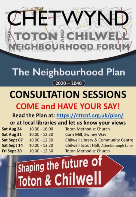 CTTC Neighbourhood Plan Consultation event.