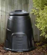 black compost bin