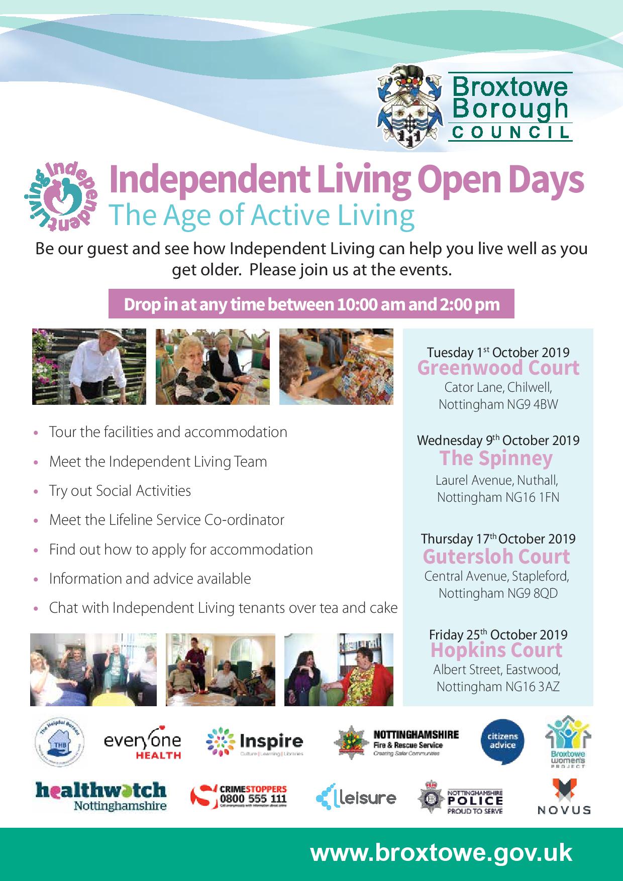 The Age of Active Living - Greenwood Court event.