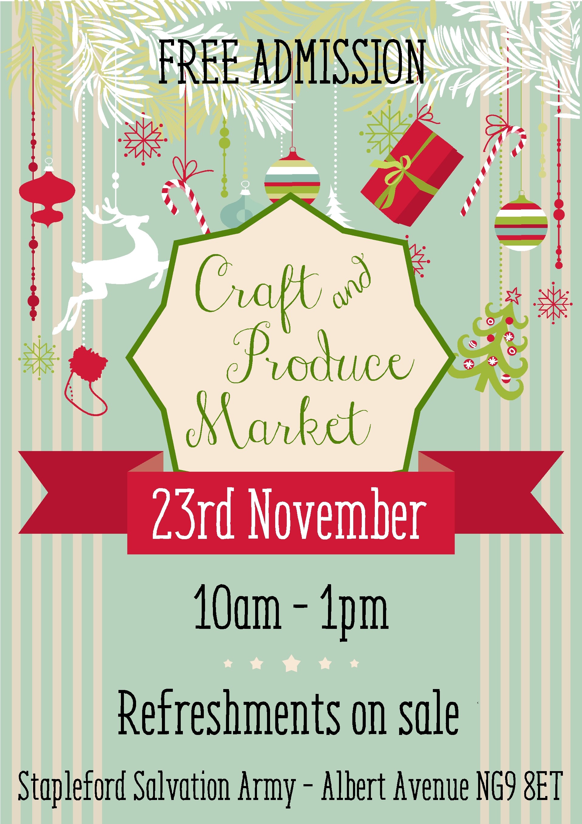 Stapleford Craft and Produce Market event.