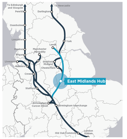 Arup's HS2 Route Map