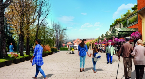 Public space at Victoria Car Park