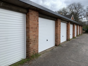 Side view of ghosthouse lane garages