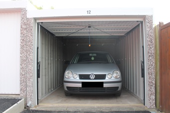 Silver car in chilwell garage