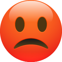 Very Unhappy Face no eyebrows