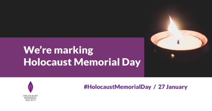 We're marking Holocaust Memorial Day 27 January