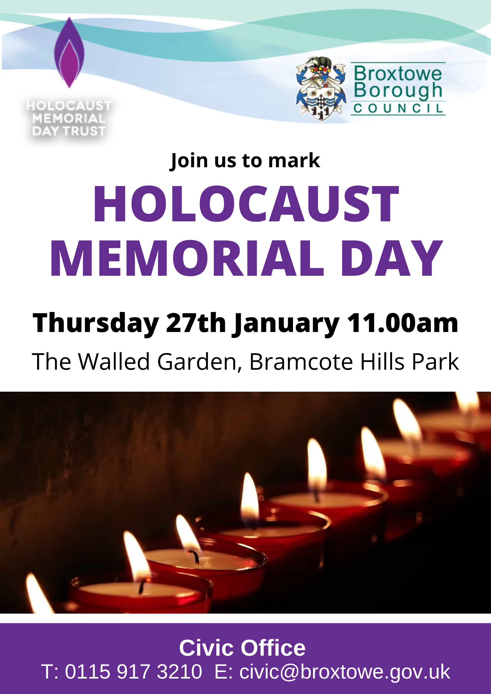 Holocaust Memorial Day 2022 event.